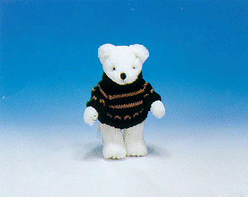 5 JOINTED BEAR W/SWEATER